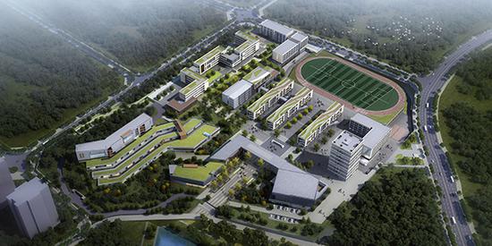 北新巴蜀中学全景图