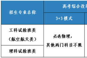北京航空航天大学2021年宏志计划招生简章发布