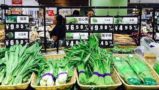 永辉超市生鲜区