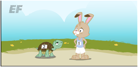 睡前英语小故事:龟兔赛跑(图)
