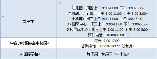 开放日