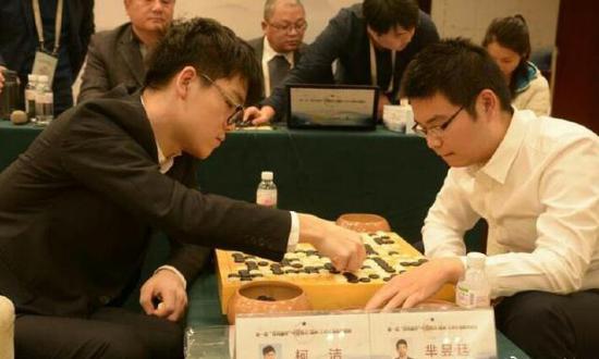 柯洁在王中王比赛中柯洁在王中王比赛中