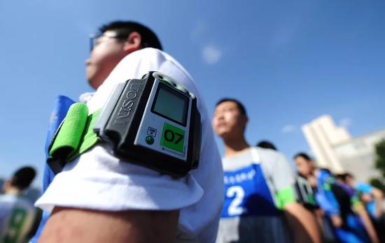▲2018年5月,太原中考体育测试。 图片来源:视觉中国