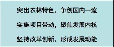  福建农林大学“双一流”建设思路