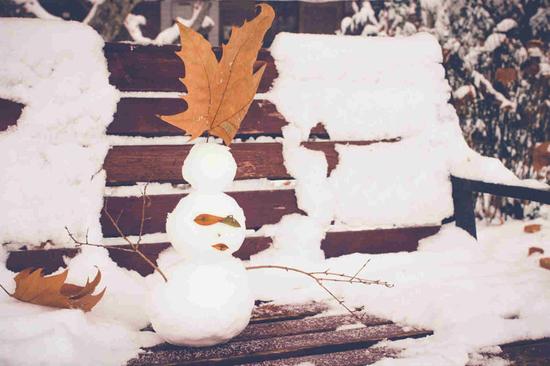 1月4日，西安交通大学东花园的雪人，黄浩翔摄。