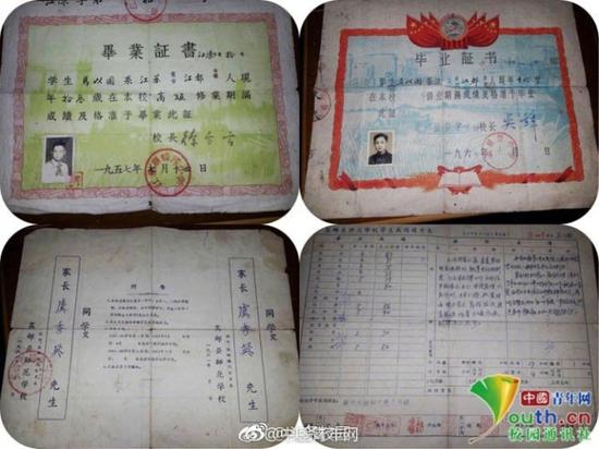 60年代大学毕业证长啥样图2