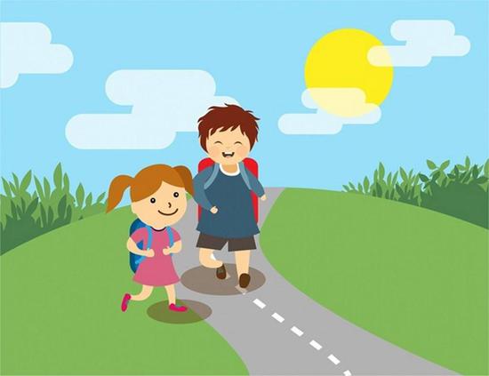 上学（图片来源于网络）