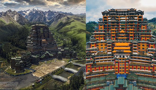 建中国最壕“烂尾楼” “天下第一”却成最大废墟