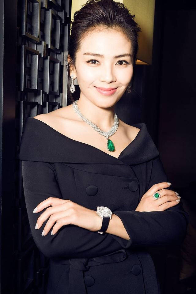 刘涛活动大片气质优雅安迪也有调皮的时候