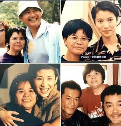 杨容莲曾与多位明星亲密合影。 图片来源:香港明报