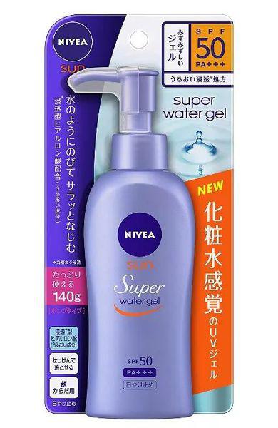 · NIVEA（妮维雅）清爽水感UV防晒啫喱water gel SPF50/PA+++