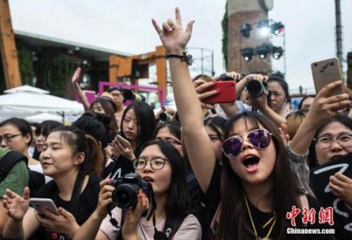 “2017粉丝嘉年华”在北京举办。中新社记者 刘关关 摄