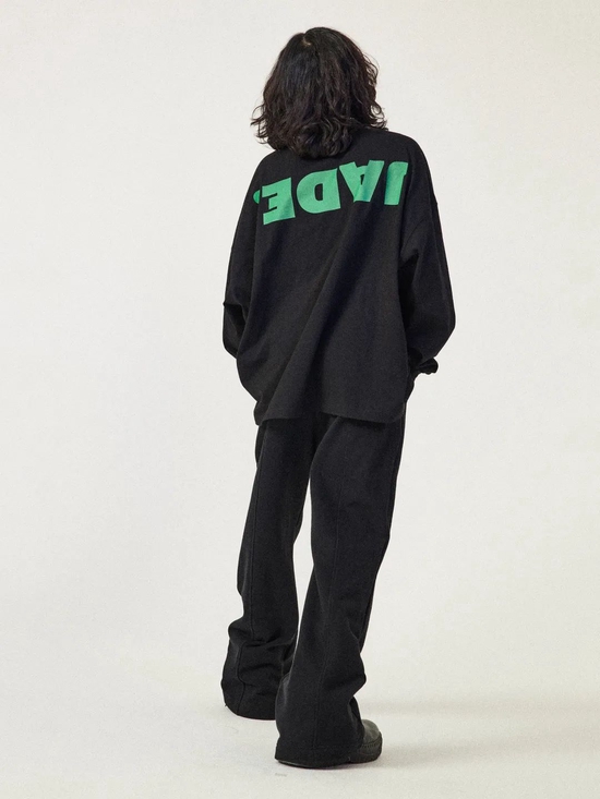 POH 街头宽松长袖 T 恤