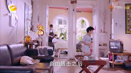 视频截图:男主角住的房子