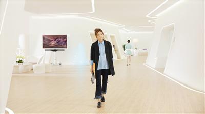 《恋爱先生》里的牙科诊所,科幻的设计风格超出了普通人的认知。