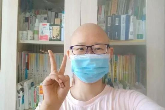 ▲堅持抗癌的李明馨