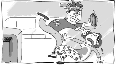 男子当街暴打女友 众人围殴渣男 女友为其求情|渣男|殴打|维护_新浪女性_新浪网