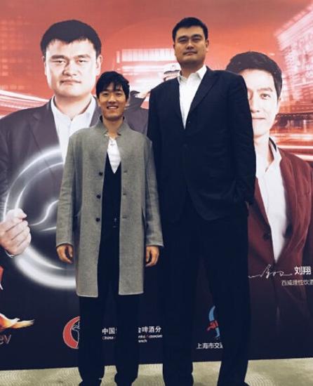刘翔姚明最萌身高差 不拒绝触电娱乐圈