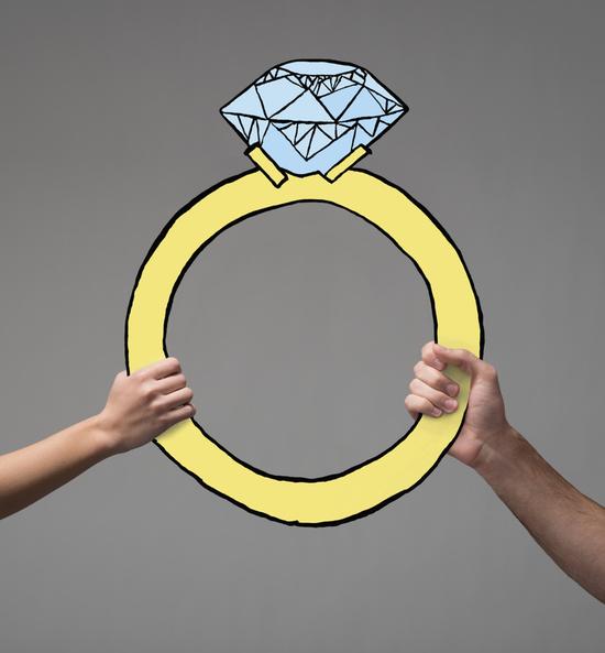 婚恋心理 为什么婚戒戴在无名指上|钻戒|婚姻|爱