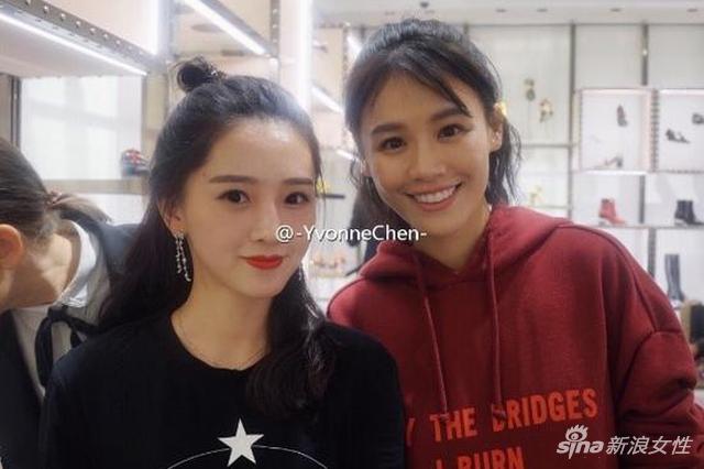 网红朱圣祎和赵丽颖同框 到底谁的颜值更胜一