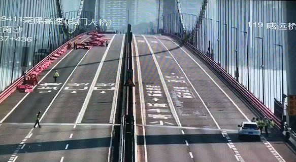 Sea bridge in south China temporarily closed due to abnormal shaking - China News - SINA English