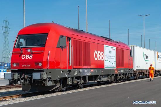 Train Loaded With Made In Austria Goods Leaves Vienna For China China News Sina English