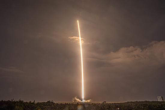 The Long March-7 Y3 rocket, carrying the Tianzhou-2 cargo spacecraft, blasts off from the Wenchang Spacecraft Launch Site in south China's Hainan Province, May 29, 2021. (Xinhua/Pu Xiaoxu)