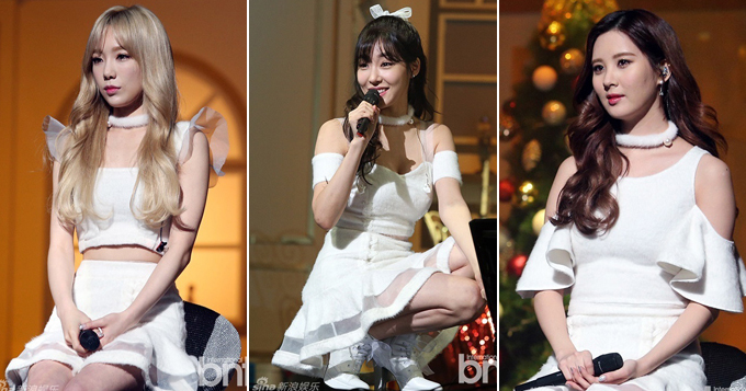 组图:少女时代TTS似洋娃娃 香肩美腿纯白诱惑