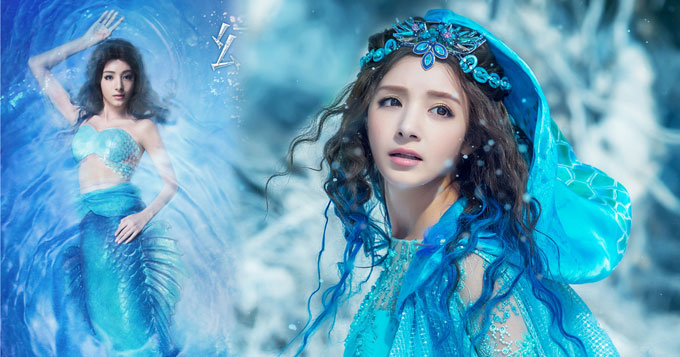 《幻城》麦迪娜剧照曝光 化身婀娜美人鱼