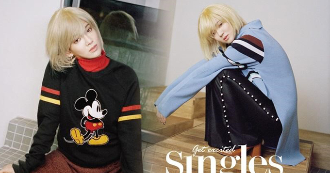 组图：少女时代孝渊拍写真 染金发淡妆出镜率性