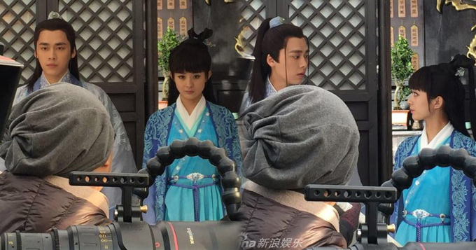 《诛仙》赵丽颖碧瑶造型曝光 梳齐刘海搭李易峰