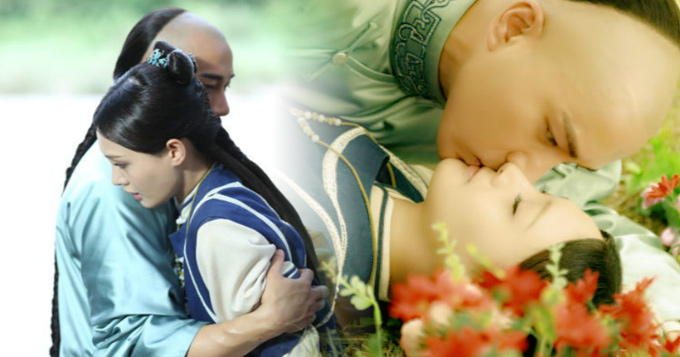 《寂寞空庭春欲晚》刘恺威郑爽草丛亲吻