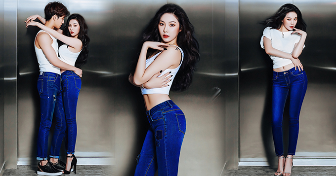 韩星泫雅写真前凸后翘 与男模电梯亲热