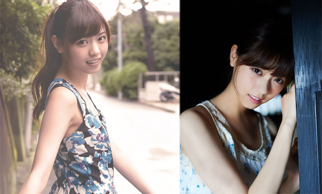 日女星西野七濑穿碎花裙露浅笑超清新