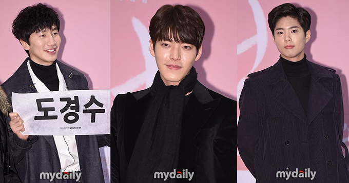 韩影《纯情》试映 金宇彬李光洙长腿PK