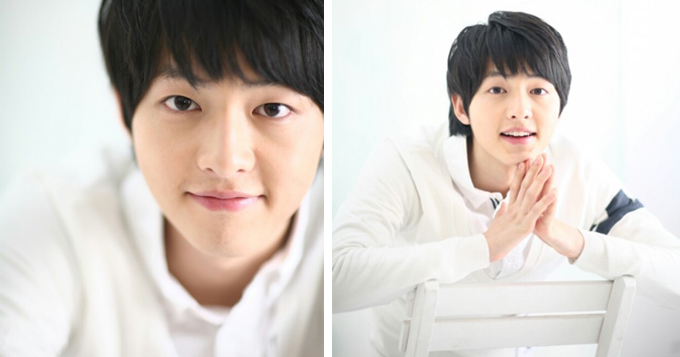 宋仲基24岁帅气嫩照曝光 为母校拍宣传册