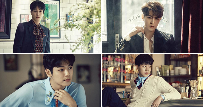 组图：CNBLUE回归预告照 成熟变身眼神笃定