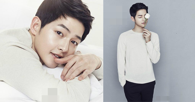 组图：宋仲基新代言拍写真 皮肤嫩白暖男范儿