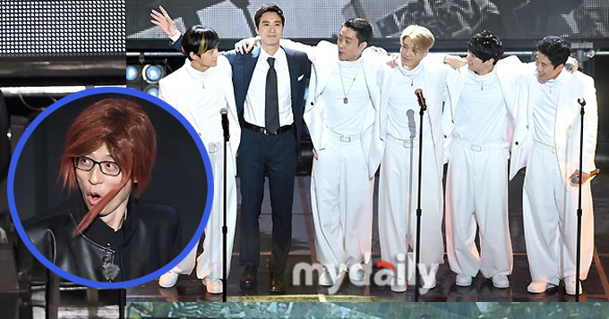 组图：水晶男孩16年后首次同台 再现动感舞台