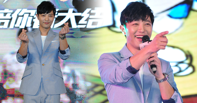 组图：韩星晋久与中国粉丝看《太后》大结局