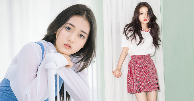 超漂亮！00后韩女星郑多彬写真 圆脸电眼魅力足