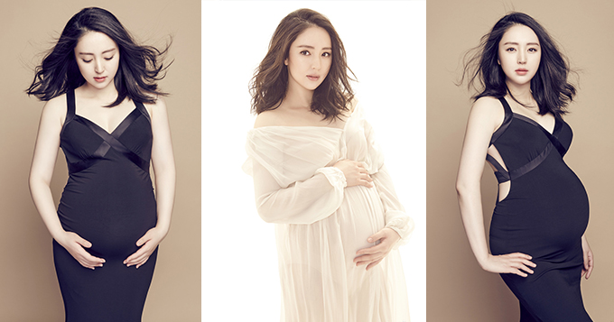 董璇母亲节晒孕肚写真 准妈妈满脸幸福