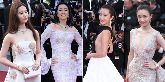 戛纳电影节开幕.华语女星实力抢镜