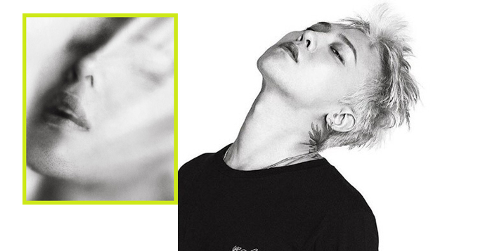 组图：权志龙拍黑白迷幻大片 特立独行看不清脸