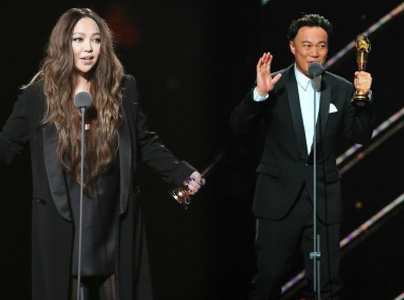 视频：张惠妹陈奕迅获最佳华语男女歌手