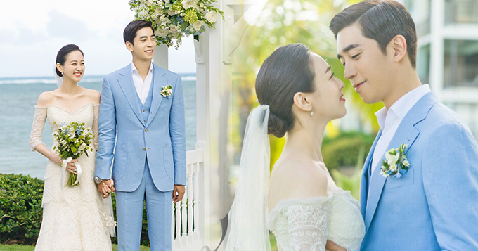超甜蜜！《星你》二哥申成禄婚礼照公开 浪漫唯美