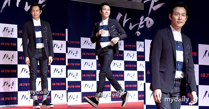 魅力型男李政宰跑步登台 43岁活力满满