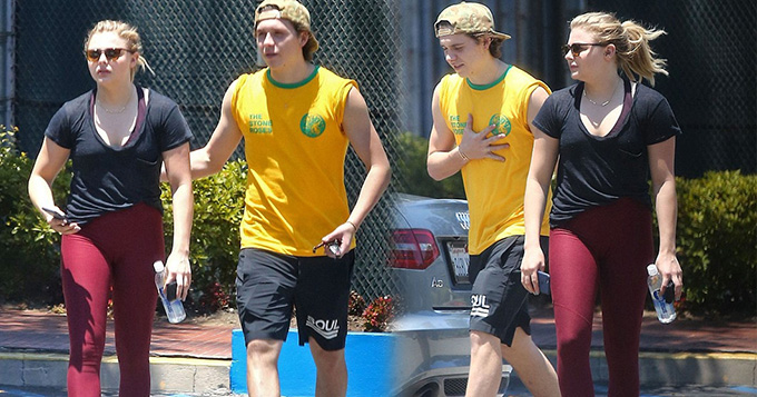 幸福肥?超杀女与大布恩爱健身 女方显臃肿