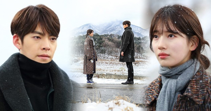 《任意依恋》金宇彬秀智雪中哀切对视