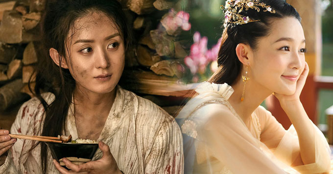 《楚乔传》首曝剧照！赵丽颖成女奴吃红烧肉 李沁清新